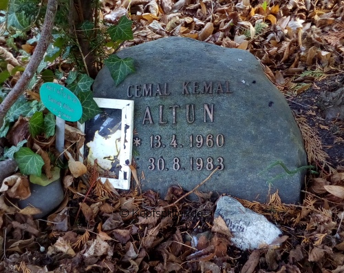 Grabstelle von Cemal Kemal Altun im März 2019